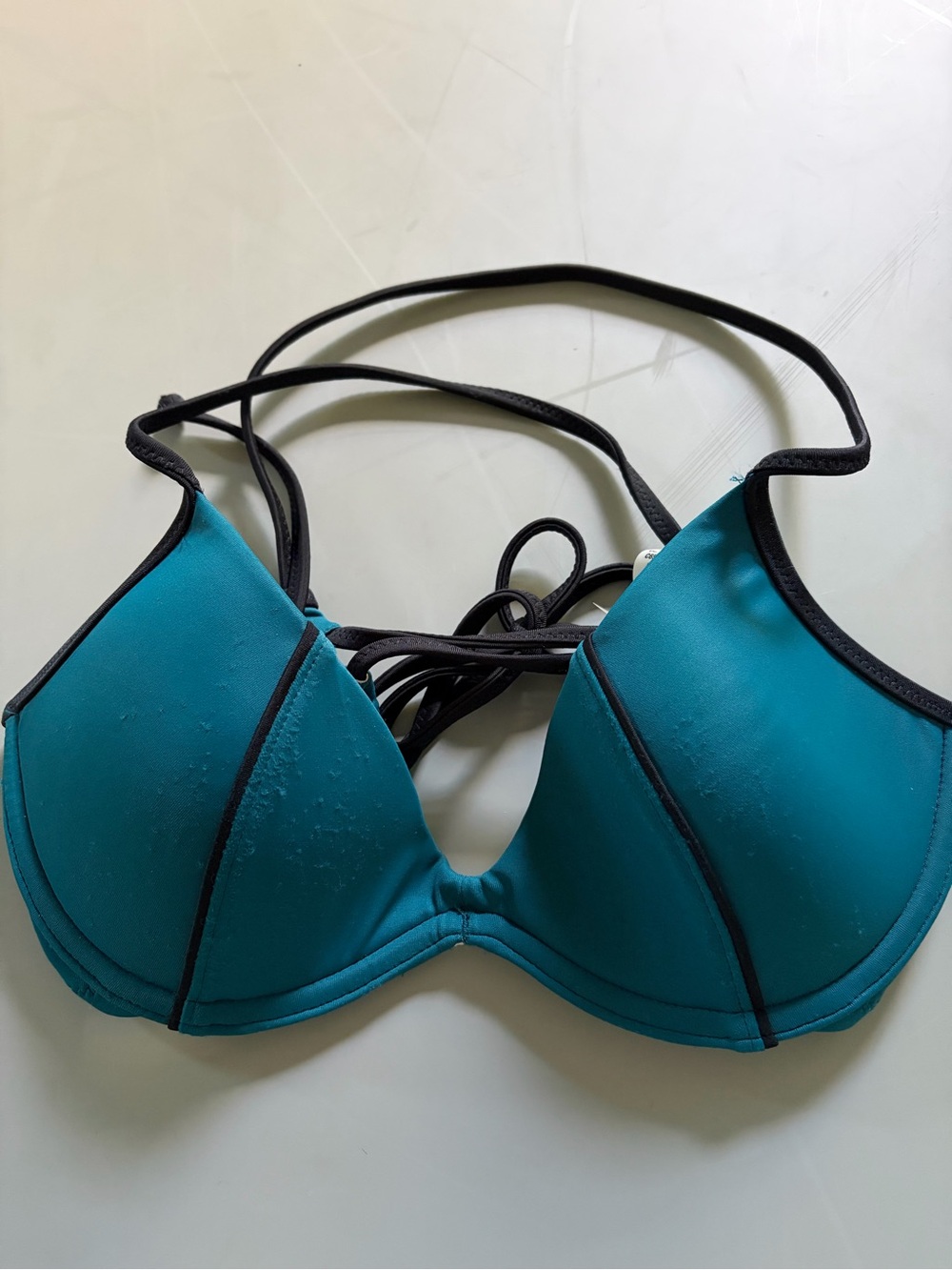 PINK VS Teal Bikini Top